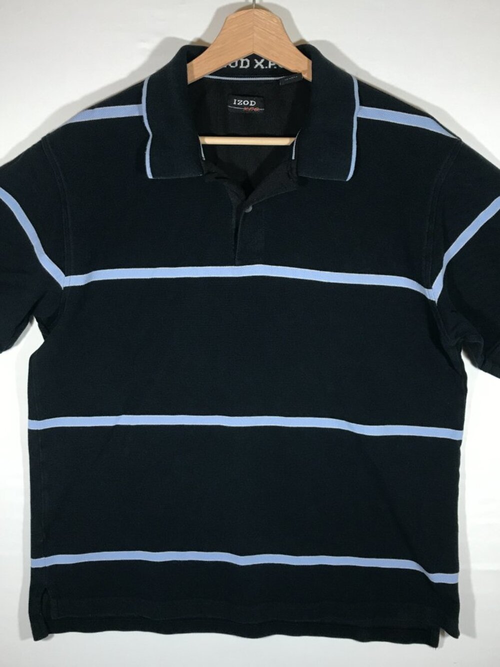 IZOD X.F.G. Men's Large Black Short Sleeve Polo Shirt